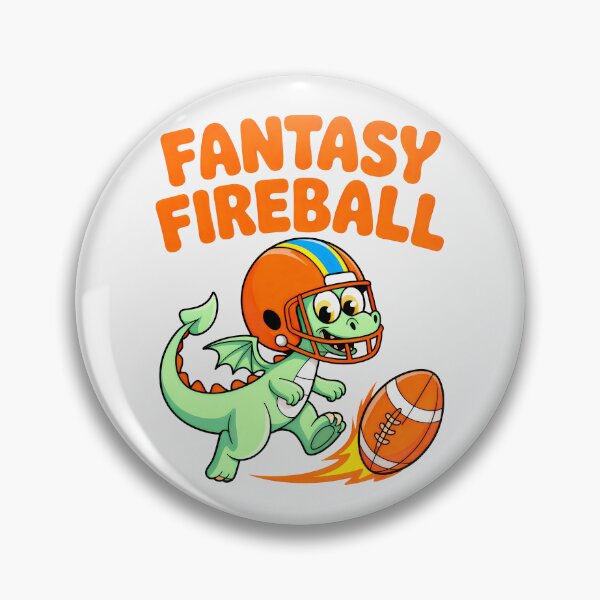 Item preview, Colorful Dragon with Burning Football designed and sold by SplashTastic.