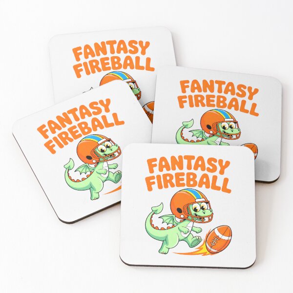 Item preview, Colorful Dragon with Burning Football designed and sold by SplashTastic.