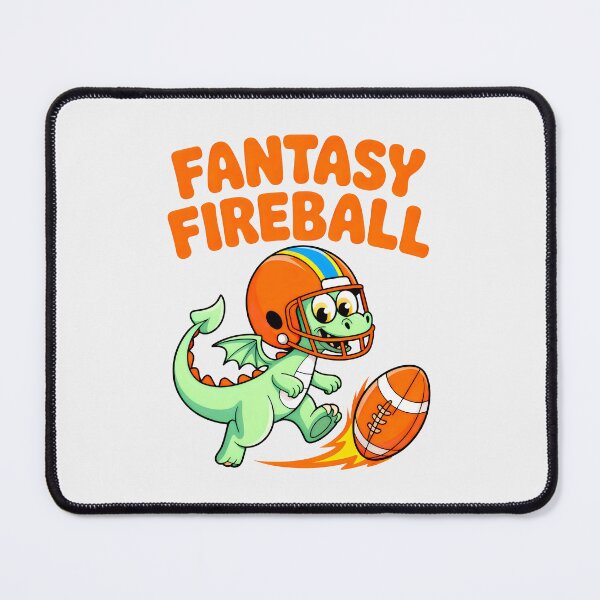 Item preview, Colorful Dragon with Burning Football designed and sold by SplashTastic.