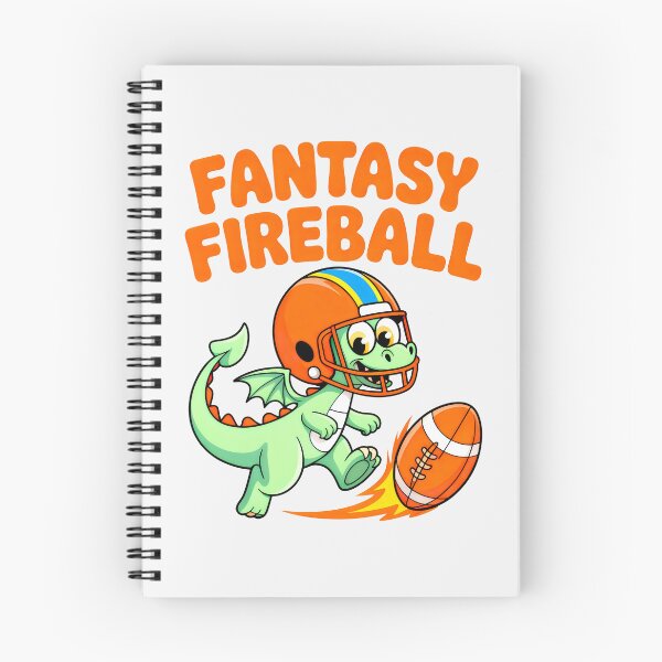 Item preview, Colorful Dragon with Burning Football designed and sold by SplashTastic.