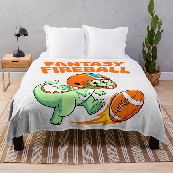 Item preview, Colorful Dragon with Burning Football designed and sold by SplashTastic.