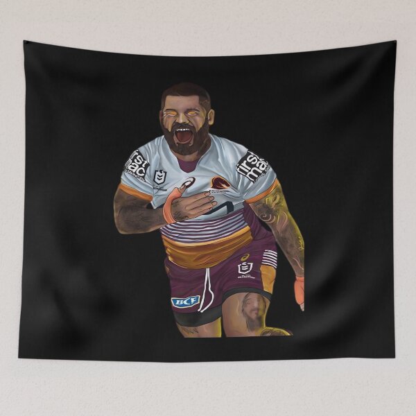 Item preview, Reyno the general - Brisbane Broncos designed and sold by fakioenmi.