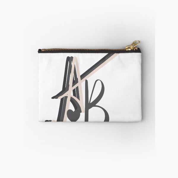 Item preview, Diseño caligráfico del monograma AB abstracto designed and sold by Happyfreedom.