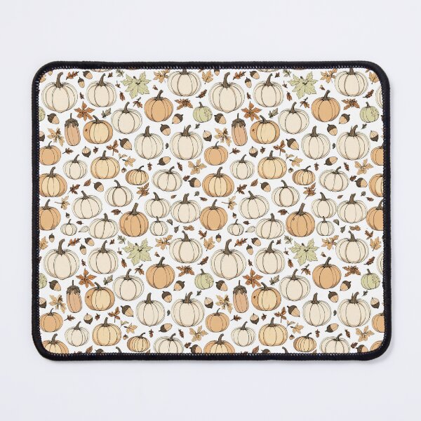 Item preview, A fall cozy pattern design of pumpkins and leaves designed and sold by Merrylands Artshop.