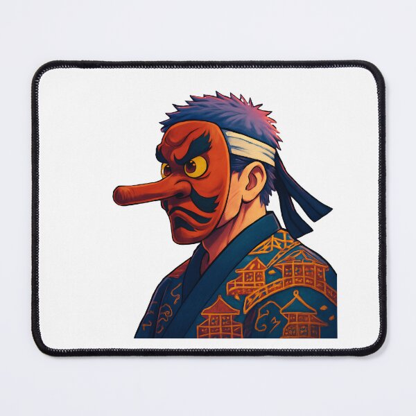Item preview, Tengu Mask — Traditional Motif designed and sold by IlkkaHein.