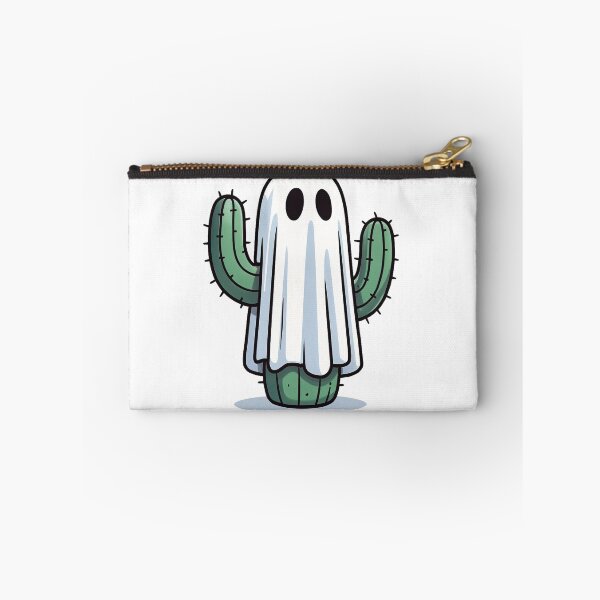 Item preview, Comical Ghostly Cactus Cartoon Illustration designed and sold by RuweisVibes.