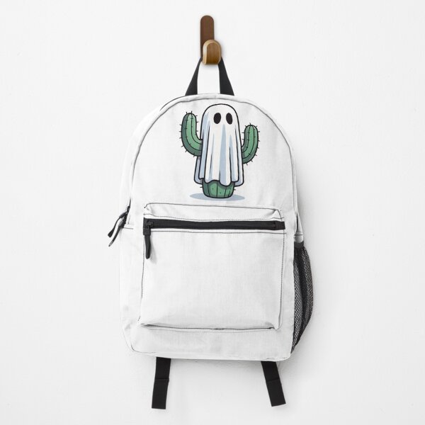 Item preview, Comical Ghostly Cactus Cartoon Illustration designed and sold by RuweisVibes.