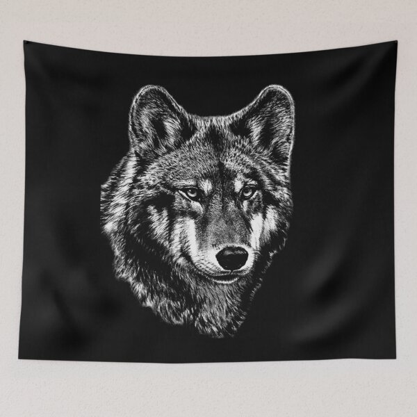 Item preview, Wolf Face Art Graphic 		 designed and sold by hczofjwpr65.