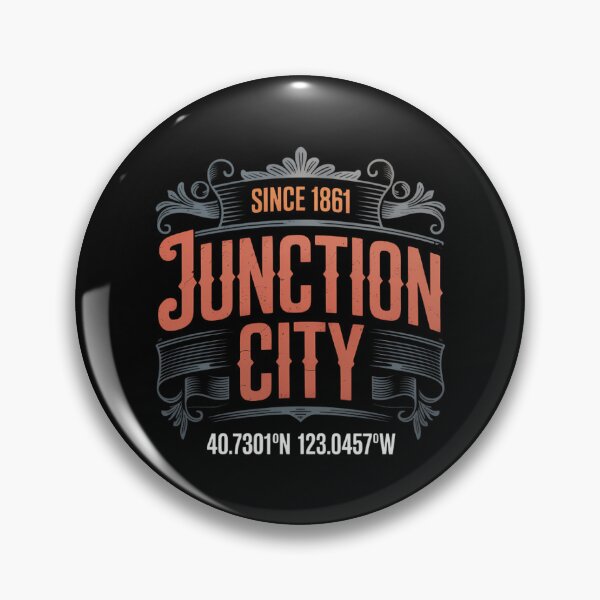 Item preview, Junction City California USA GPS Coordinates Graphic designed and sold by HellD3vil-Art.