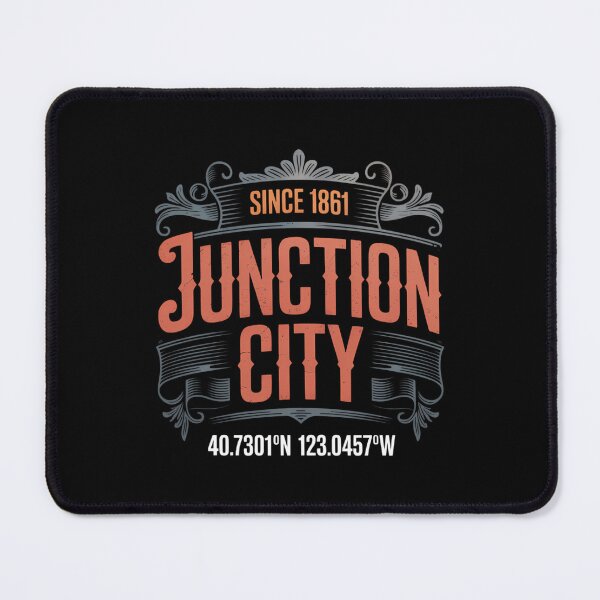 Item preview, Junction City California USA GPS Coordinates Graphic designed and sold by HellD3vil-Art.