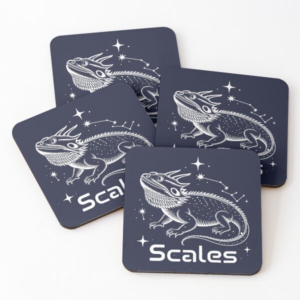 Item preview, Bearded Dragon Reptile Remembrance Scales Among the Stars designed and sold by Blok45.