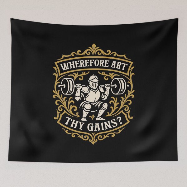 Item preview, Wherefore Art Thy Gains Funny Medieval Knightcore designed and sold by pixeptional.