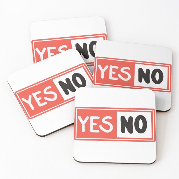 Item preview, YES NO Decision Toggle Sticker designed and sold by Ikattyg.