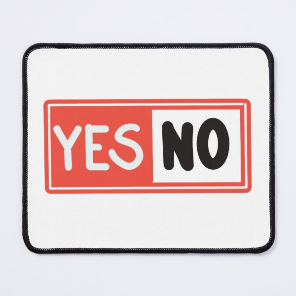 Item preview, YES NO Decision Toggle Sticker designed and sold by Ikattyg.