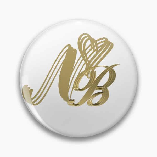 Item preview, Elegant Calligraphy AB Monogram Modern Art designed and sold by Happyfreedom.