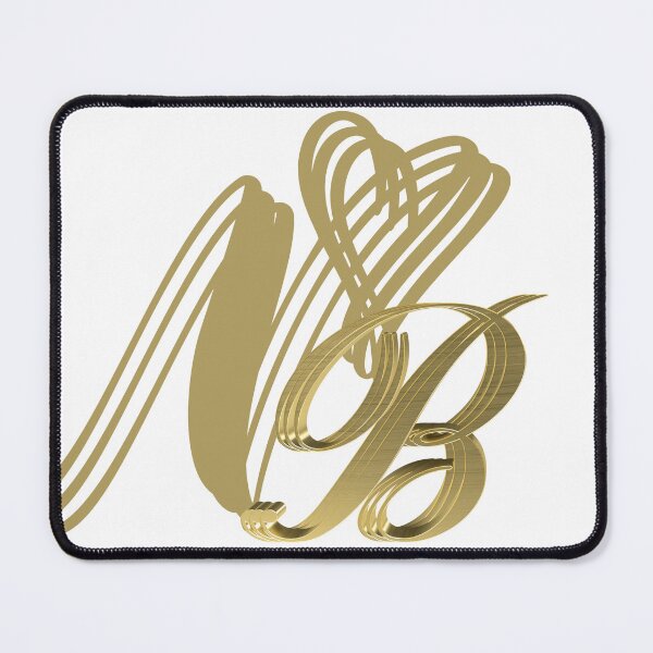 Item preview, Elegant Calligraphy AB Monogram Modern Art designed and sold by Happyfreedom.