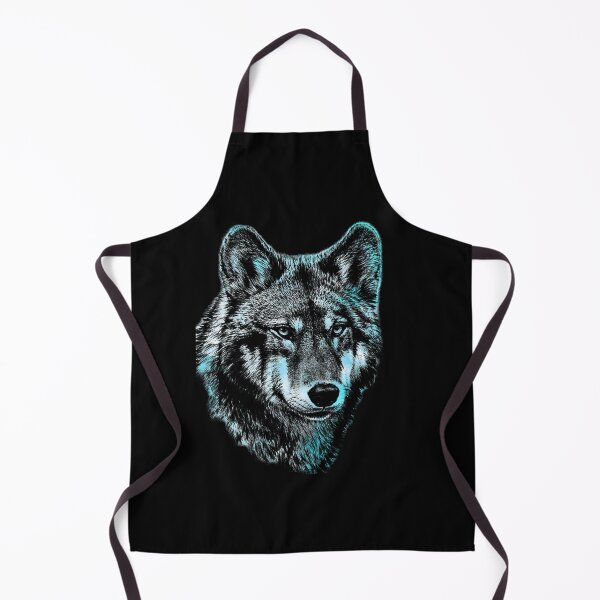 Item preview, Wolf Face Blue Light Art Graphic 		 designed and sold by hczofjwpr65.