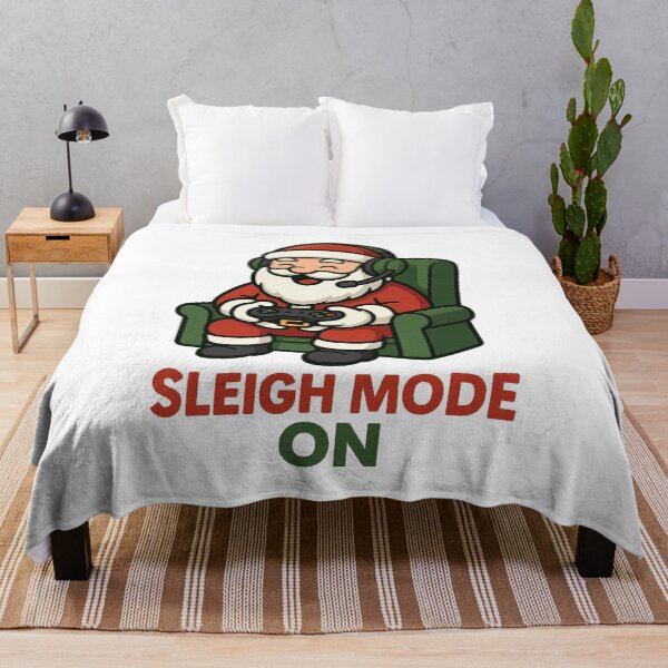 Item preview, Santa Gamer Christmas Shirt – Sleigh Mode ON Funny Holiday Gaming Tee designed and sold by Karn.Co.