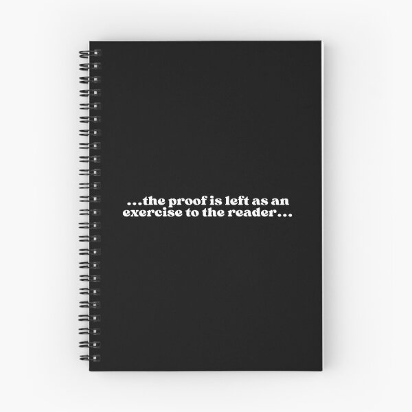 Item preview, the proof is left as an exercise to the reader designed and sold by SWETA HALDER.