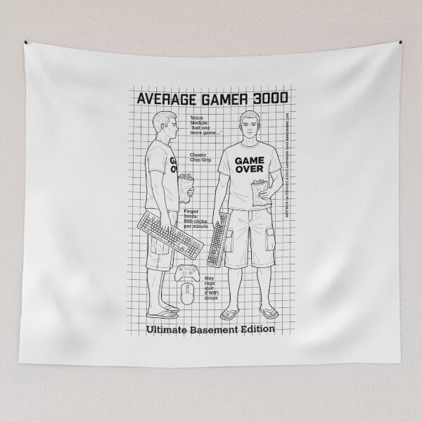 Item preview, Gamer Gaming Funny Joke Action Figure Video Game Player designed and sold by GrandeDuc.