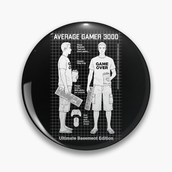 Item preview, Gamer Gaming Funny Joke Action Figure Video Game Player designed and sold by GrandeDuc.