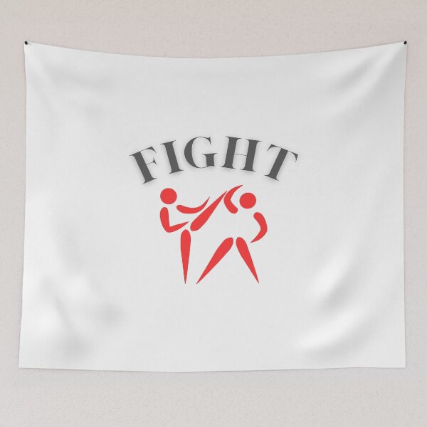 Item preview, Fight Motivational People Typography designed and sold by Happyfreedom.