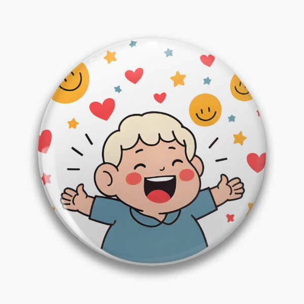Item preview, Spread the Smiles – Cute & Cheerful Doodle Cartoon designed and sold by LOLmoods.