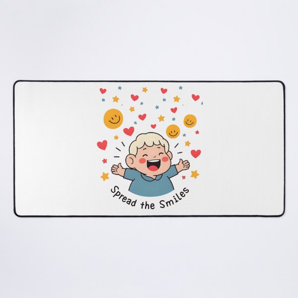 Item preview, Spread the Smiles – Cute & Cheerful Doodle Cartoon designed and sold by LOLmoods.