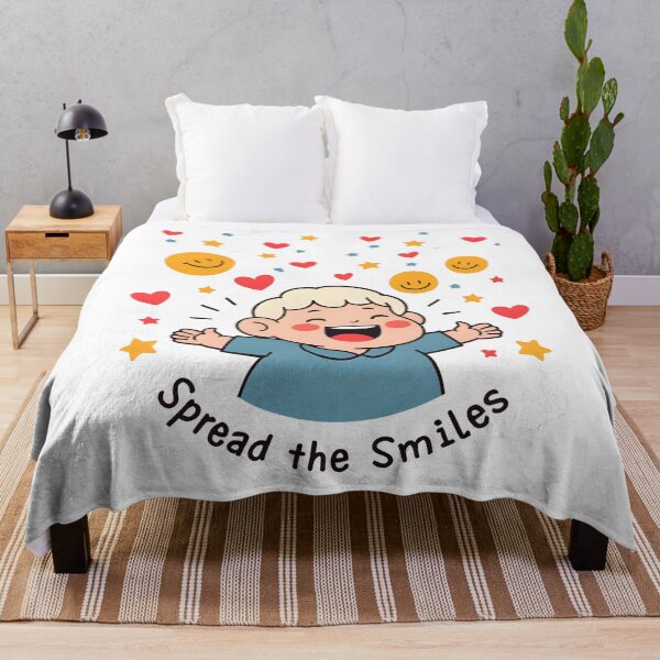Item preview, Spread the Smiles – Cute & Cheerful Doodle Cartoon designed and sold by LOLmoods.