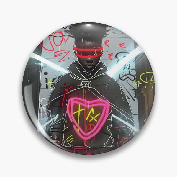Item preview, GraffitX Chaos Oracle – Abstract Street Surreal Portrait Art designed and sold by Blackcanvas444.
