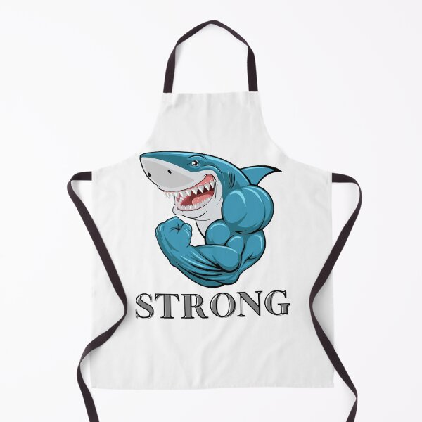Item preview, Strong Shark Motivational Quote Art designed and sold by Happyfreedom.