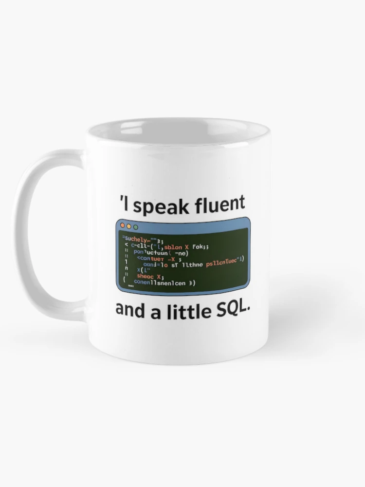 Thumbnail 5 of 6, Coffee Mug, Fluent Python SQL Minimalist Code Developer designed and sold by Linnea-Arts.