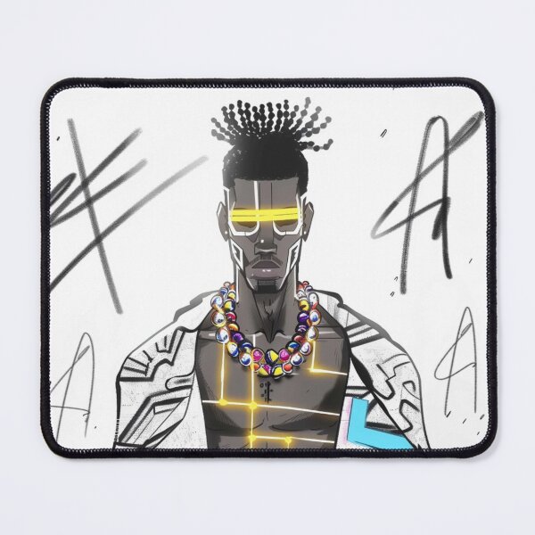 Item preview, GraffitX Chaos Oracle – Abstract Street Surreal Portrait Art designed and sold by Blackcanvas444.