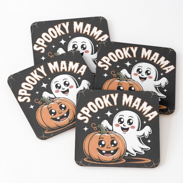 Item preview, Friendly Ghost & Pumpkin Spooky Mama designed and sold by CrystalCove11.