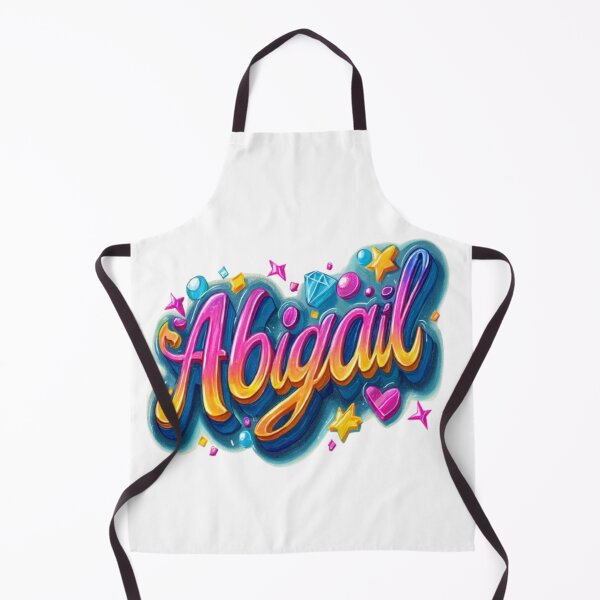 Item preview, Abigail – Colorful 3D Lettering Design designed and sold by AlexLineArt.