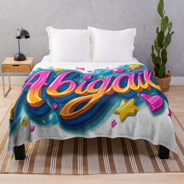 Item preview, Abigail – Colorful 3D Lettering Design designed and sold by AlexLineArt.