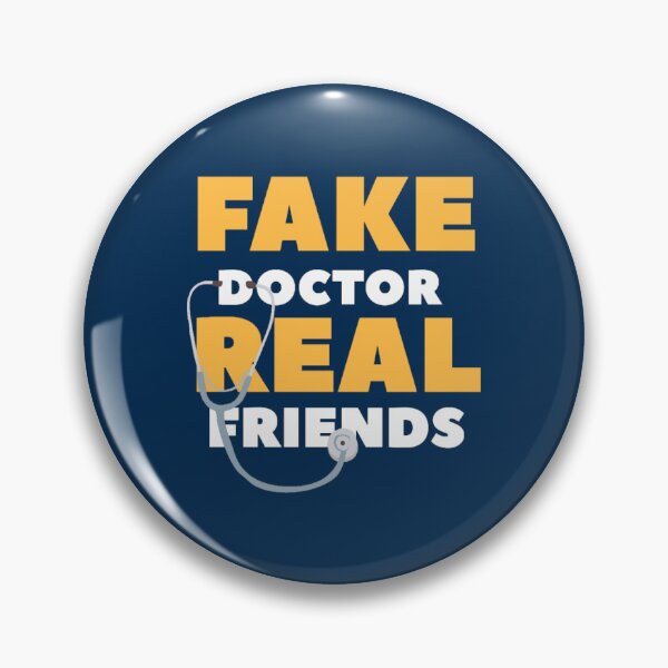 Item preview, fake doctor real friends  designed and sold by pureLinen.