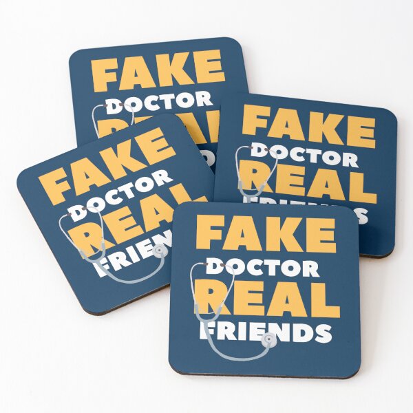 Item preview, fake doctor real friends  designed and sold by pureLinen.