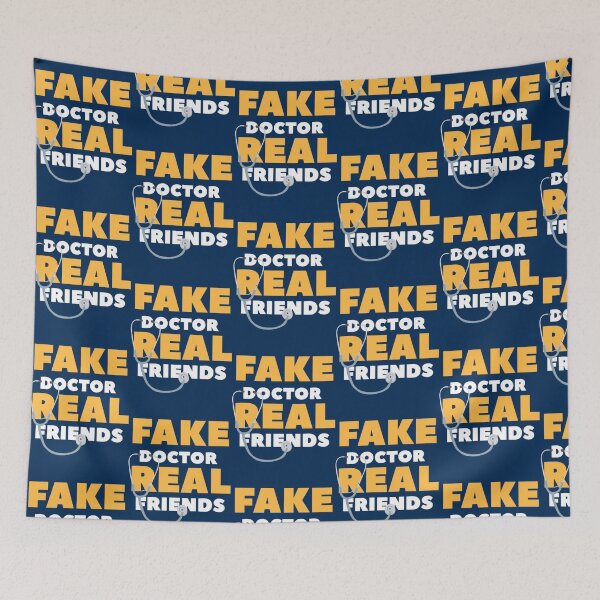 Item preview, fake doctor real friends  designed and sold by pureLinen.