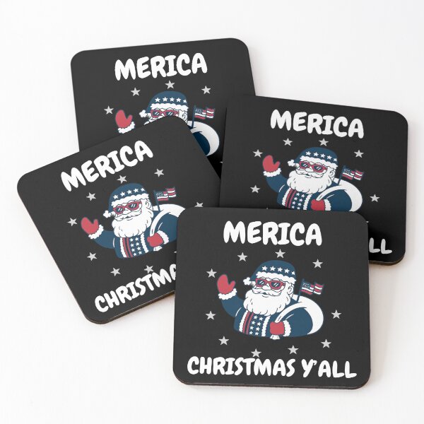 Item preview, Christmas Y’all! Santa in USA Flag Outfit – Holiday Humor designed and sold by Maryna_Reine.