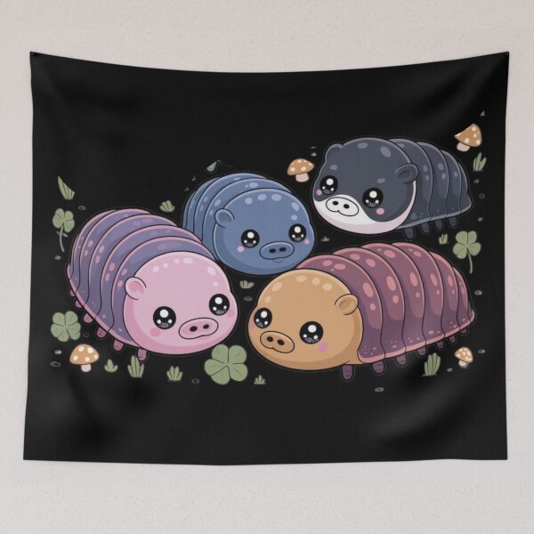 Item preview, Cute Cubaris Isopods - Kawaii lover designed and sold by DamioPolArt.