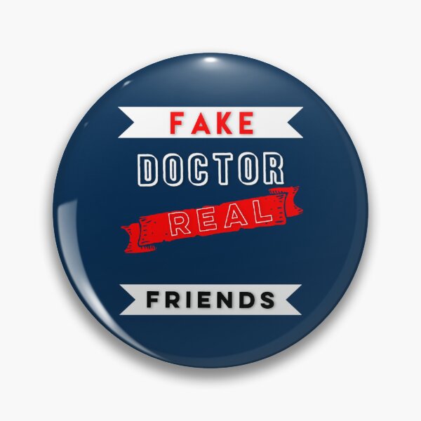Item preview, FAKE DOCTOR REAL FRIENDS designed and sold by pureLinen.