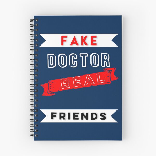Item preview, FAKE DOCTOR REAL FRIENDS designed and sold by pureLinen.