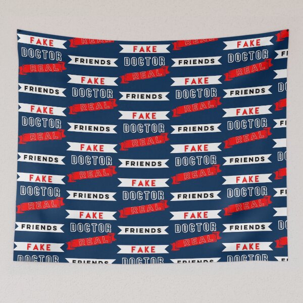 Item preview, FAKE DOCTOR REAL FRIENDS designed and sold by pureLinen.