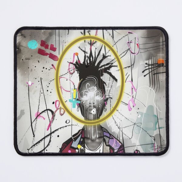 Item preview, GraffitX Chaos Oracle – Abstract Street Surreal Portrait Art designed and sold by Blackcanvas444.