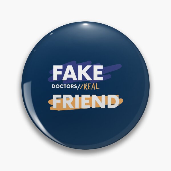 Item preview, fake doctors real friend designed and sold by pureLinen.