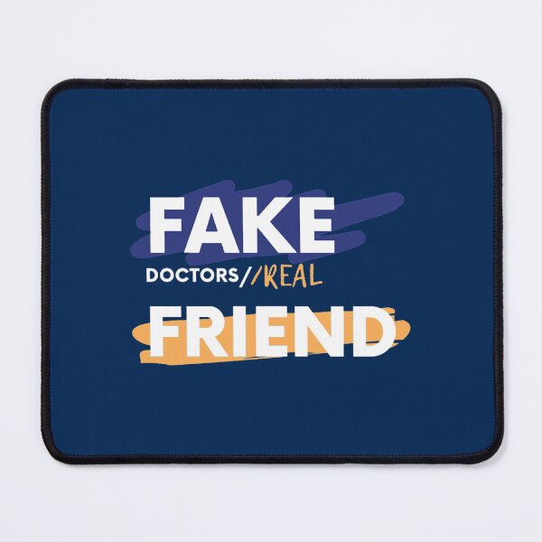 Item preview, fake doctors real friend designed and sold by pureLinen.
