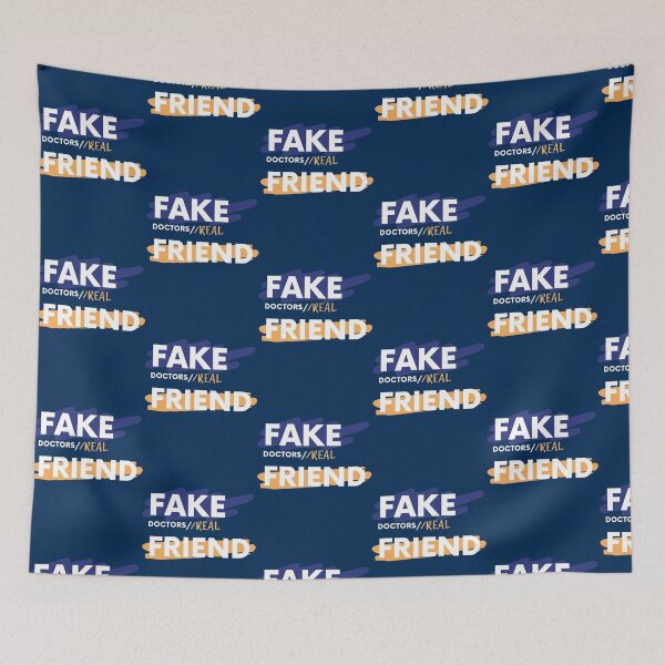 Item preview, fake doctors real friend designed and sold by pureLinen.