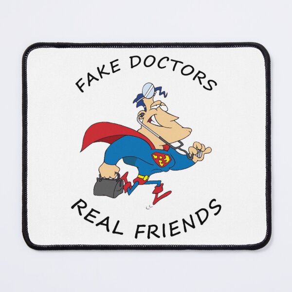 Item preview, FAKE DOCTORS REAL FRIENDS designed and sold by pureLinen.