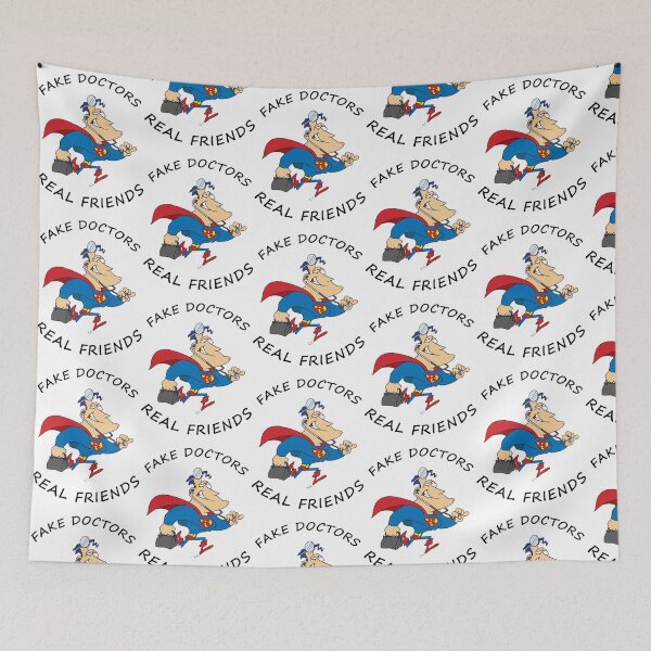 Item preview, FAKE DOCTORS REAL FRIENDS                              designed and sold by pureLinen.